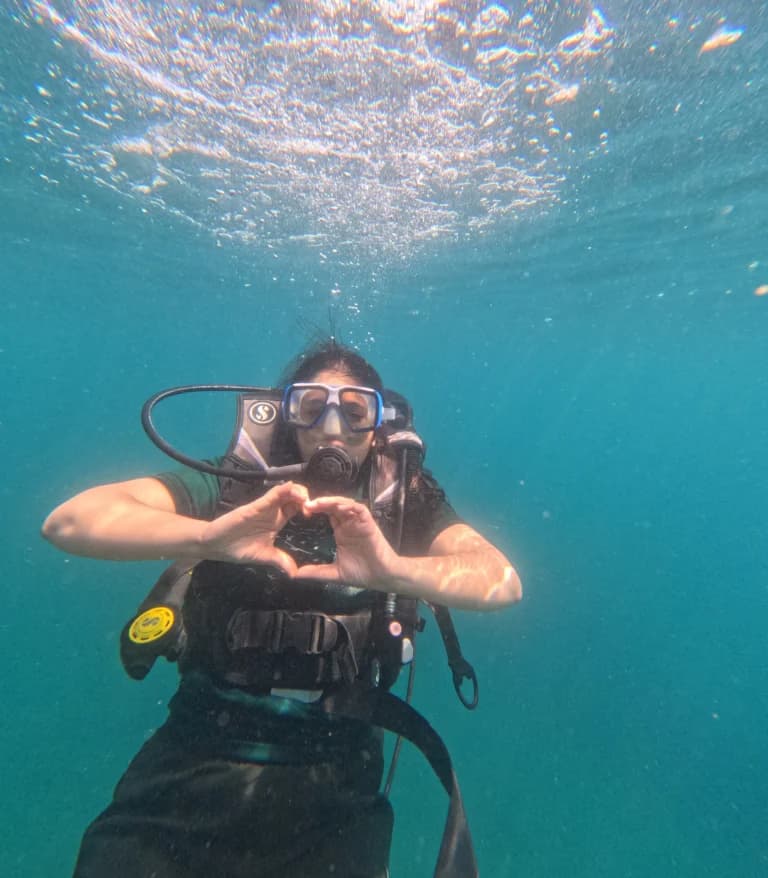 Pooja Hegde - PADI Scuba Instructor at Murudeshwar Scuba Dive