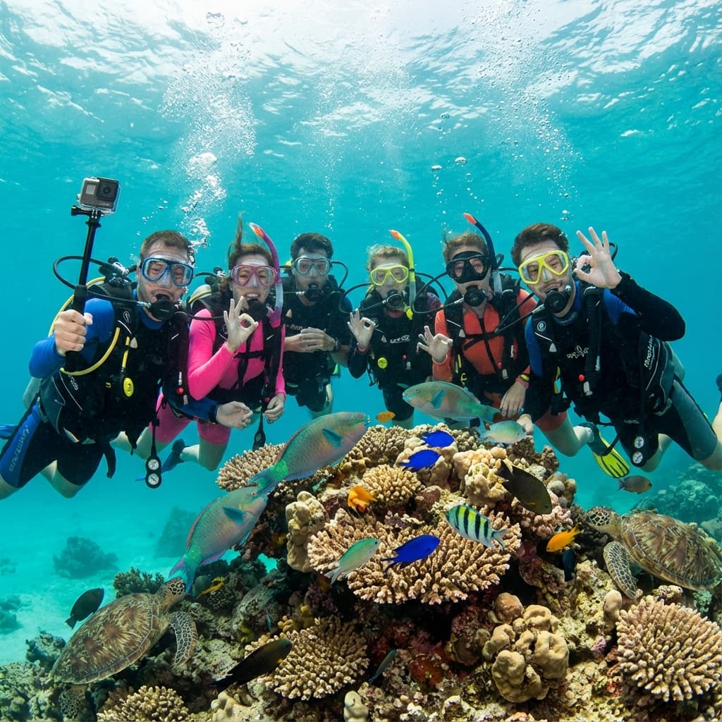 Intro Scuba Diving for Beginners at Netrani Island Murudeshwar